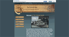 Desktop Screenshot of colonialhotel-grandbend.com