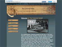 Tablet Screenshot of colonialhotel-grandbend.com